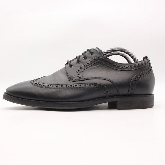 Cole Haan Grand 360 Men\'s Size 9 M Oxford Wingtip Shoes Black Leather #C30629 main image 8